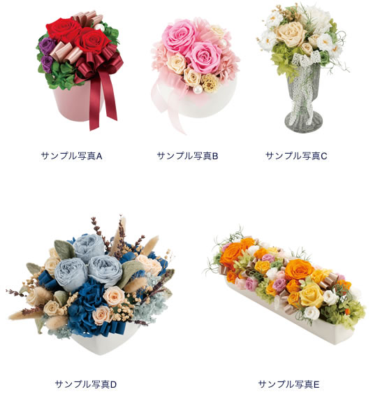 ㊺／ブリザーブドフラワー各種